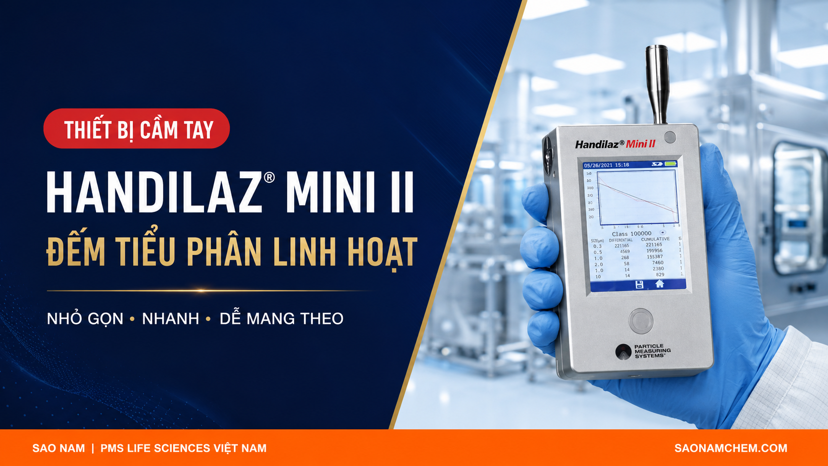 Lợi Ích của Thiết Bị Đếm Hạt Cầm Tay HandiLaz® Mini II
